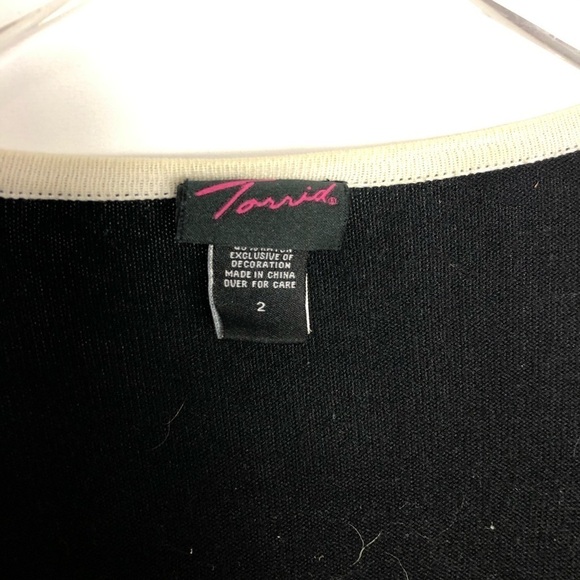 Torrid Open Front Navy Cardigan size 2x 0492 - Picture 2 of 3